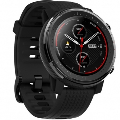Original Amazfit Stratos 3 Smart Watch GPS 5ATM Music Dual Mode Smartwatch For Android Phone